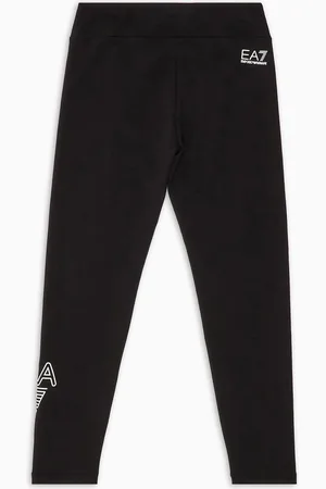 EA7 Visibility Girl Leggings aus Baumwollstretch
