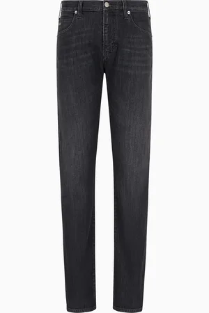 Emporio Armani Jeans J45 in Regular Fit aus Komfort-Denim 10 oz und Twill-Melange
