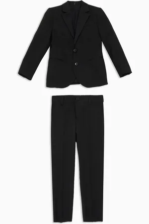 Emporio Armani Einreihiger Anzug aus Schurwollfresko