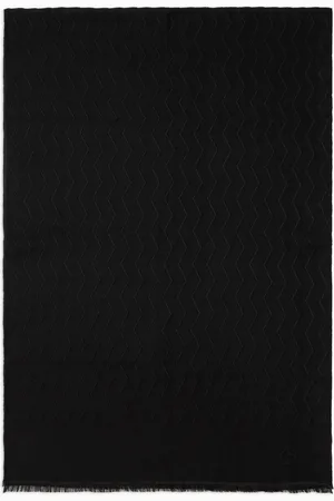 Giorgio Armani Stola aus Seide und Schurwolle in Jacquard-Verarbeitung