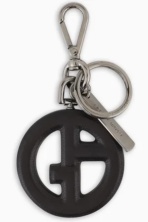 Giorgio Armani Schlüsseletui aus Nappa in Logoform