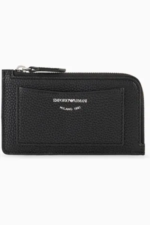Emporio Armani Kartenetui MyEA mit Rundum-Reißverschluss und Hirsch-Print