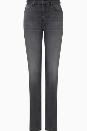 Emporio Armani J18 Jeans aus Stretch-Denim mit mittelhohem Bund und sehr schmal geschnittenem Bein