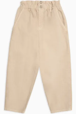 Emporio Armani Hose mit elastischem Bund aus Twill