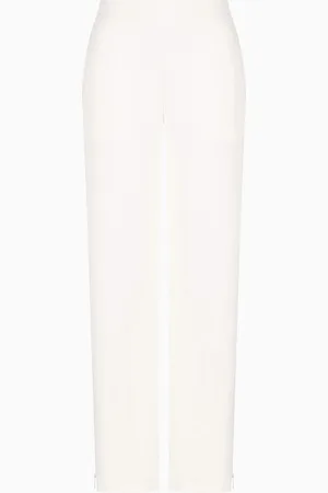 Emporio Armani Hose mit elastischem Bund aus doppellagigem Jersey