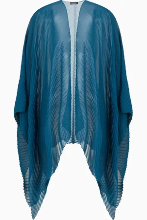 Emporio Armani Chiffonumhang mit Schmetterlings-Plissee
