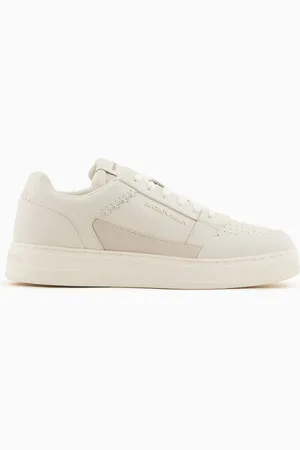 Emporio Armani ASV Sneaker mit Naht-Detail aus regeneriertem Leder