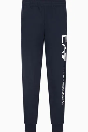 EA7 Logo Series Jogginghose aus Baumwolle