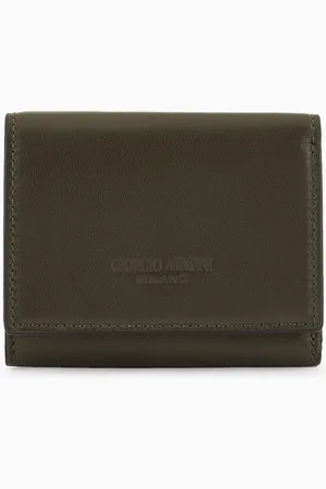 Giorgio Armani Trifold-Portemonnaie aus Nappaleder