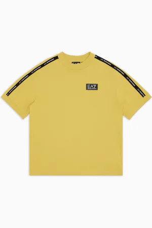 EA7 Logo Series Boy T-Shirt aus Baumwolle