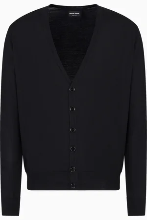 Giorgio Armani Geknöpfter Cardigan aus Schurwolle