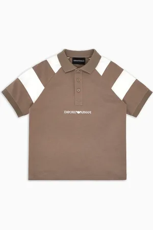 Emporio Armani Poloshirt aus Jersey mit Streifen-Detail