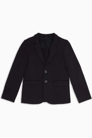 Emporio Armani Einreihiges Sakko aus Heavy-Jersey