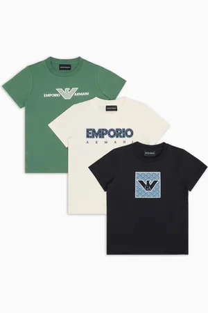 Emporio Armani ASV 3er-Pack T-Shirts aus Jersey mit grafischem Logo-Print