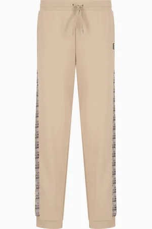 EA7 Logo Series Jogginghose aus Baumwollmischgewebe