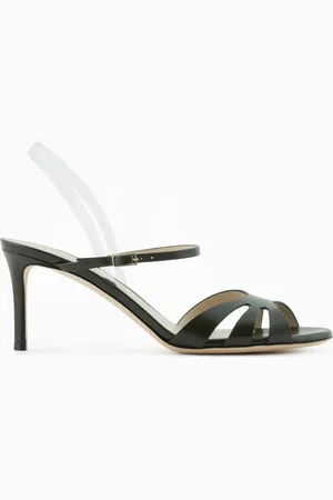 Giorgio Armani Sandalen aus Nappaleder mit Absatz