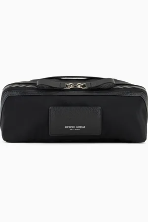 Giorgio Armani Beauty Case aus Nylon und Leder
