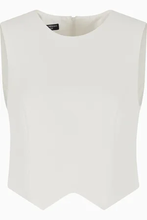 Emporio Armani Icon Top aus Triacetat-Gewebe