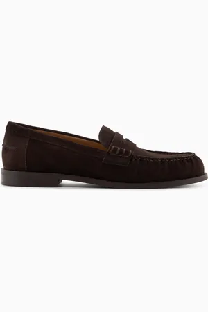 Emporio Armani Mokassins aus Veloursleder