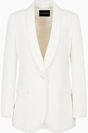 Emporio Armani Jacke mit Schalkragen aus Envers-Satin