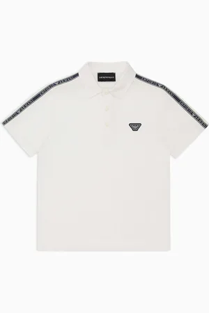 Emporio Armani Poloshirt aus Pima-Jersey mit Logoband
