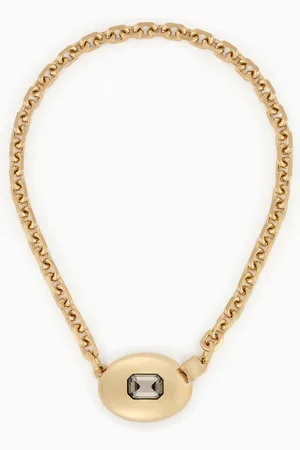 Giorgio Armani Choker-Halskette aus Metall mit Swarovski-Elementen