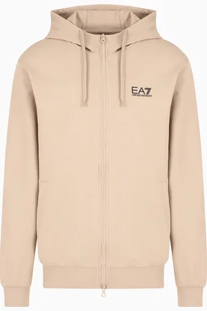 EA7 Core Identity Sweatshirt aus Baumwolle mit Kapuze