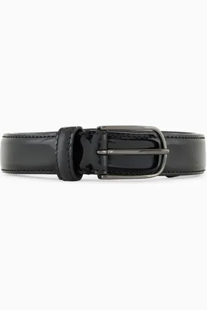 Emporio Armani Gürtel aus Lackleder
