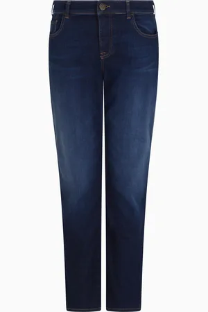 Emporio Armani Jeans J36 mit mittelhohem Bund und geradem Bein aus Stretch-Denim