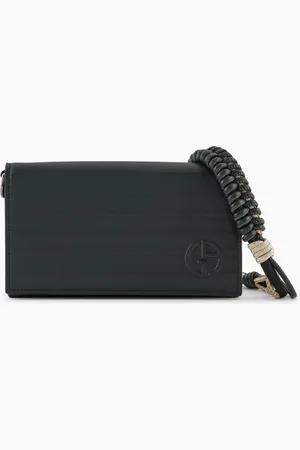Giorgio Armani Handyhalter aus plissiertem Nappa