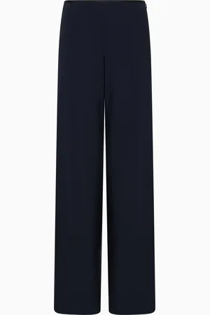 Emporio Armani Icon Palazzo-Hose aus Triacetat-Gewebe