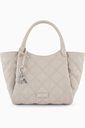 Emporio Armani Shopper in gesteppter Nappaleder-Optik