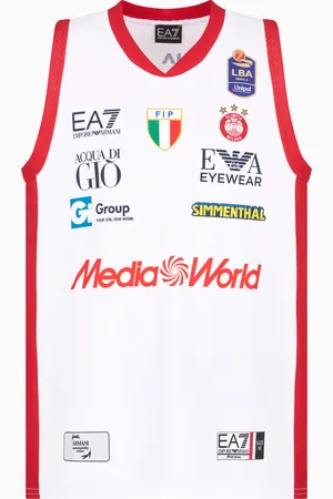 EA7 Replika-Tanktop der Olimpia Milano 24/25 Championship