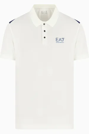 EA7 Zweifarbiges Tennis Pro Poloshirt aus VENTUS7-Funktionsgewebe