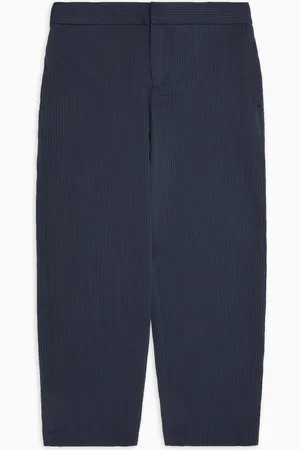Emporio Armani Special Occasion Hose aus mikrostrukturiertem Crêpe-Jersey in Pikee-Optik