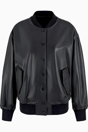 Emporio Armani Bomberjacke aus Semianilin-Lammnappaleder