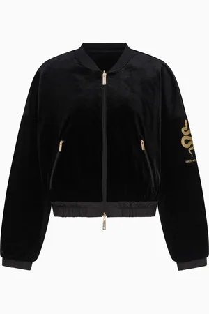 Emporio Armani Wende-Bomberjacke aus Chenille
