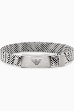 Emporio Armani Edelstahl-Mesh-Armband