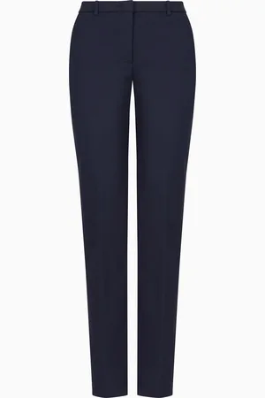 Emporio Armani Hose aus kompaktem Baumwollstretch