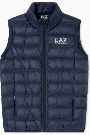 EA7 Packbare, wattierte Core Identity Boy Weste mit Daunenf??llung