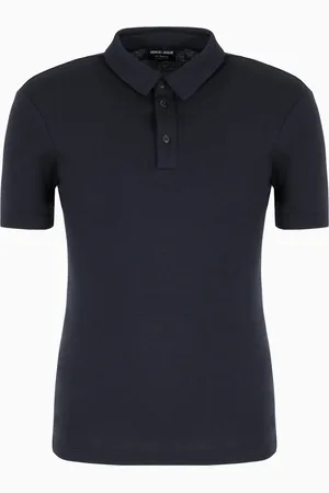 Giorgio Armani Poloshirt aus reinem Kaschmir-Interlock