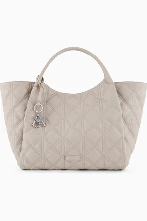 Emporio Armani Gestepptem Maxi-Shopper mit Nappa-Effekt