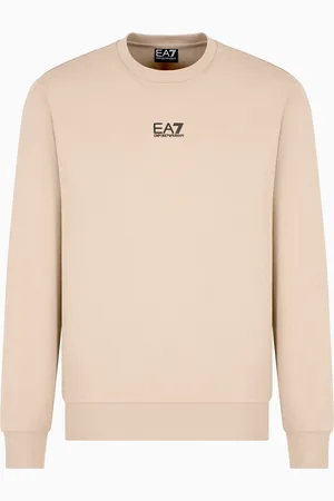 EA7 Core Identity Sweatshirt mit Rundhalsausschnitt aus Baumwolle