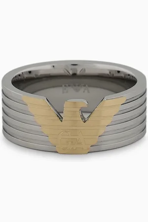 Emporio Armani Zweifarbiger EdelstahlBand-Ring