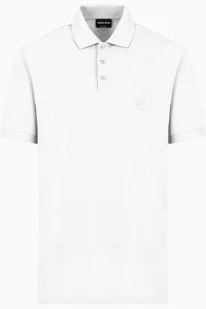 Giorgio Armani Poloshirt aus elastischem Baumwollpikee