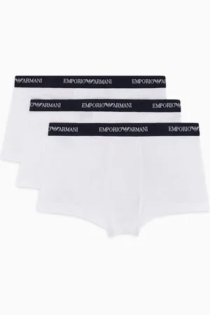 Emporio Armani Enge Boxershorts mit Logobund, 3er-Pack