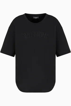 Emporio Armani Icon T-Shirt aus Supima-Jersey mit Logo-Stickerei