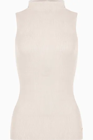 Emporio Armani Dawn to Dusk Top aus Rippstrick