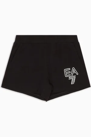 EA7 Visibility Girl Shorts aus Baumwollstretch