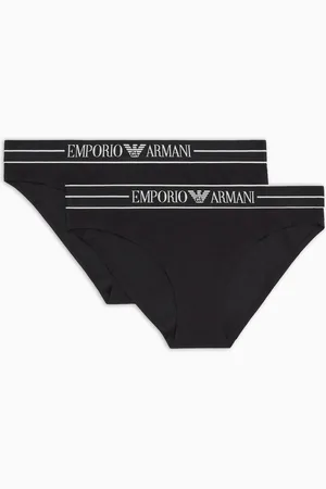 Emporio Armani ASV 2er-Pack Slips aus Bio-Baumwolle mit Logo-Band